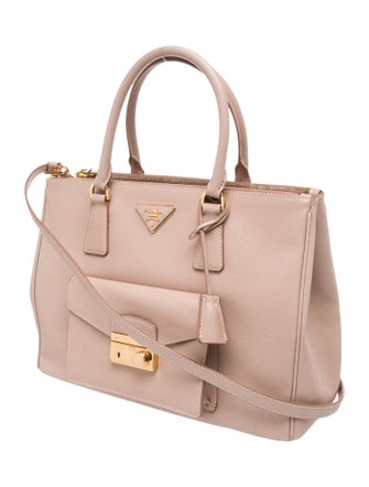 Prada Saffiano Leather Galleria Double Zip Medium