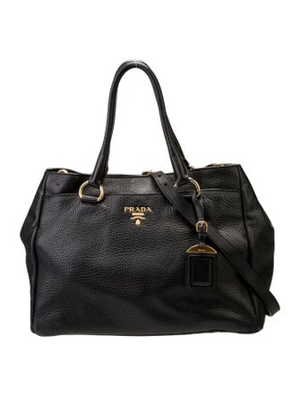 Prada Vitello Daino Leather Top Handle Bag