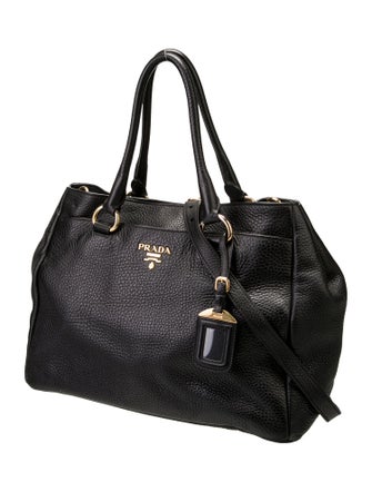 Prada Vitello Daino Leather Top Handle Bag