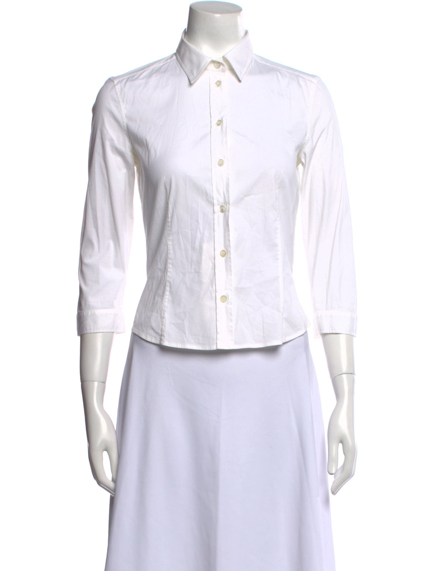 Prada Vintage Late 2000's - Early 2010's Button-Up Top