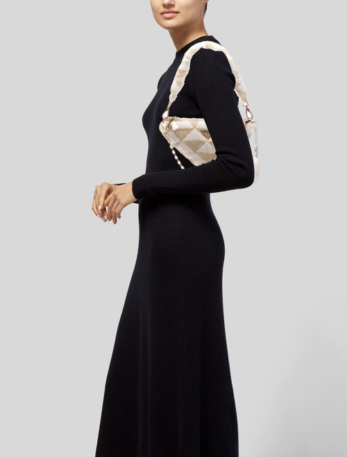 Prada Faux Fur Shearling Triangle