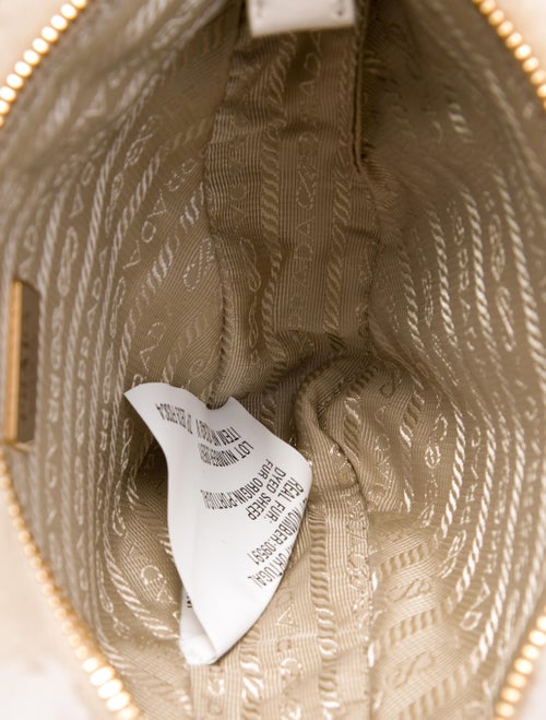 Prada Faux Fur Shearling Triangle