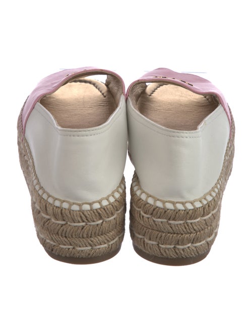 Prada Leather Espadrilles