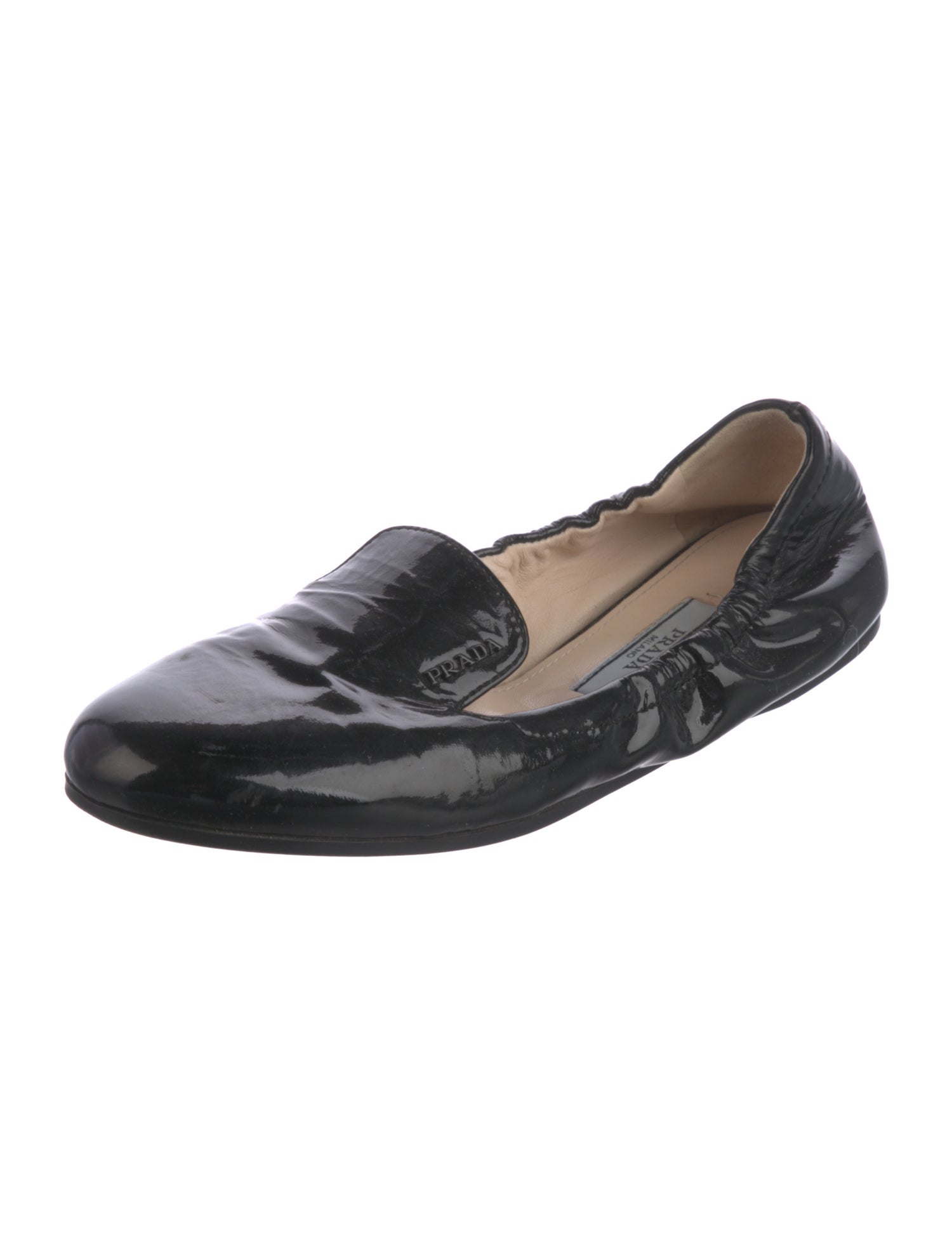 Prada Patent Leather Ballet Flats