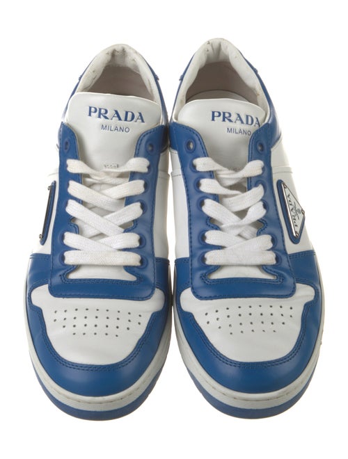 Prada Leather Printed Sneakers