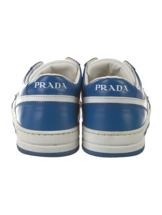 Prada Leather Printed Sneakers