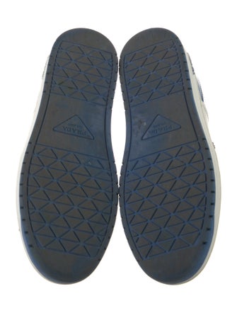 Prada Leather Printed Sneakers
