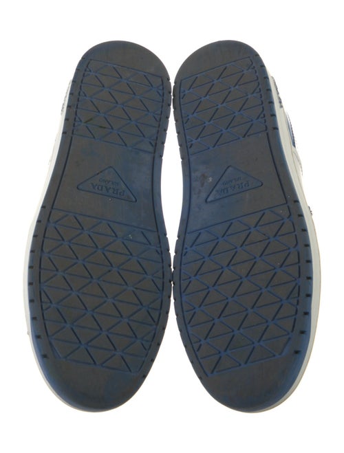 Prada Leather Printed Sneakers
