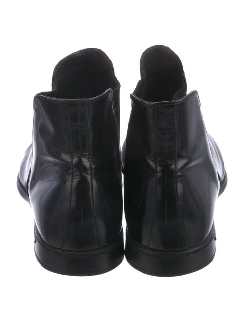 Prada Leather Chelsea Boots