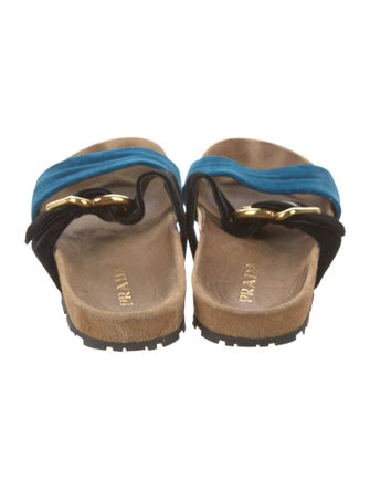 Prada Velvet Slides