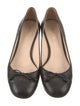 Prada Leather Bow Accents Pumps