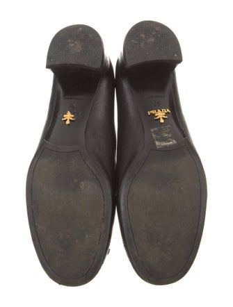 Prada Leather Bow Accents Pumps