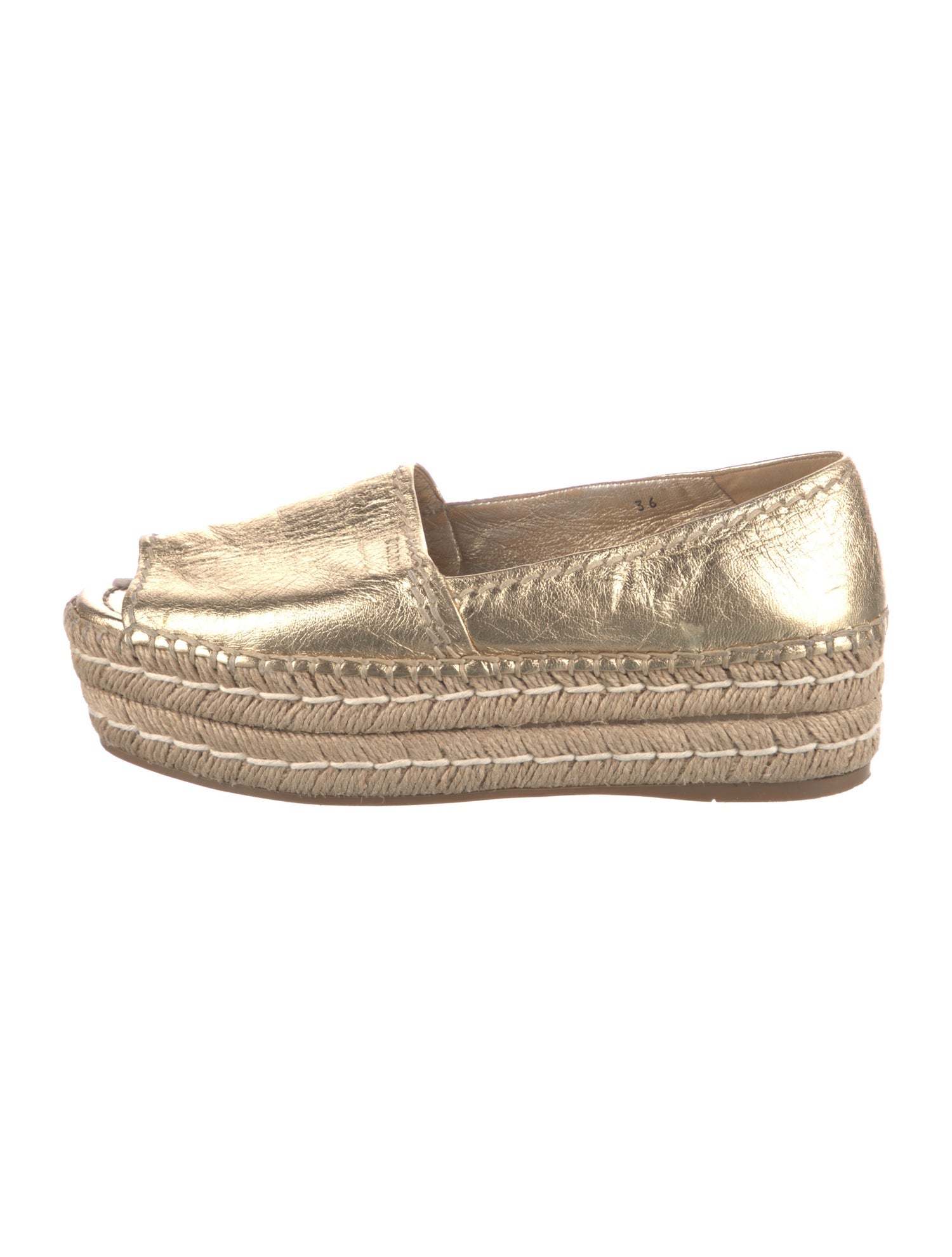 Prada Leather Espadrilles