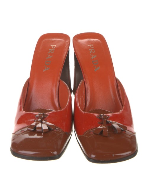 Prada Patent Leather Mules