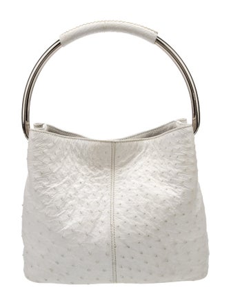 Prada Ostrich Shoulder Bag