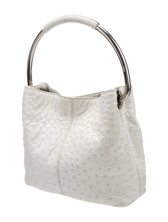 Prada Ostrich Shoulder Bag
