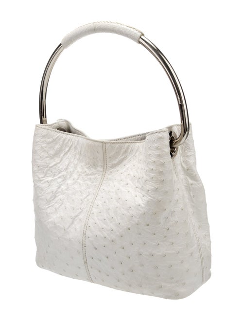 Prada Ostrich Shoulder Bag