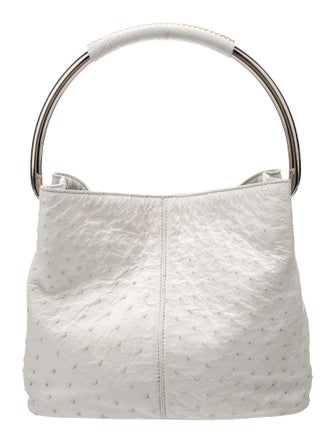 Prada Ostrich Shoulder Bag
