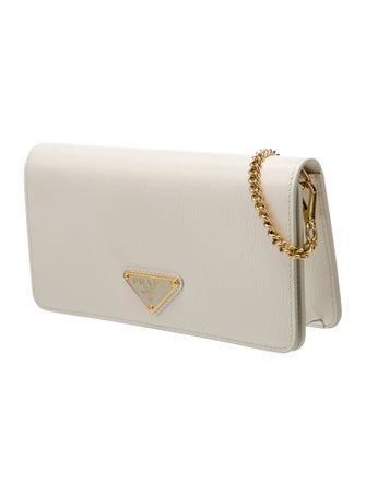 Prada Vitello Move Leather Clutch