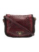 Prada Madras Leather Crossbody Bag