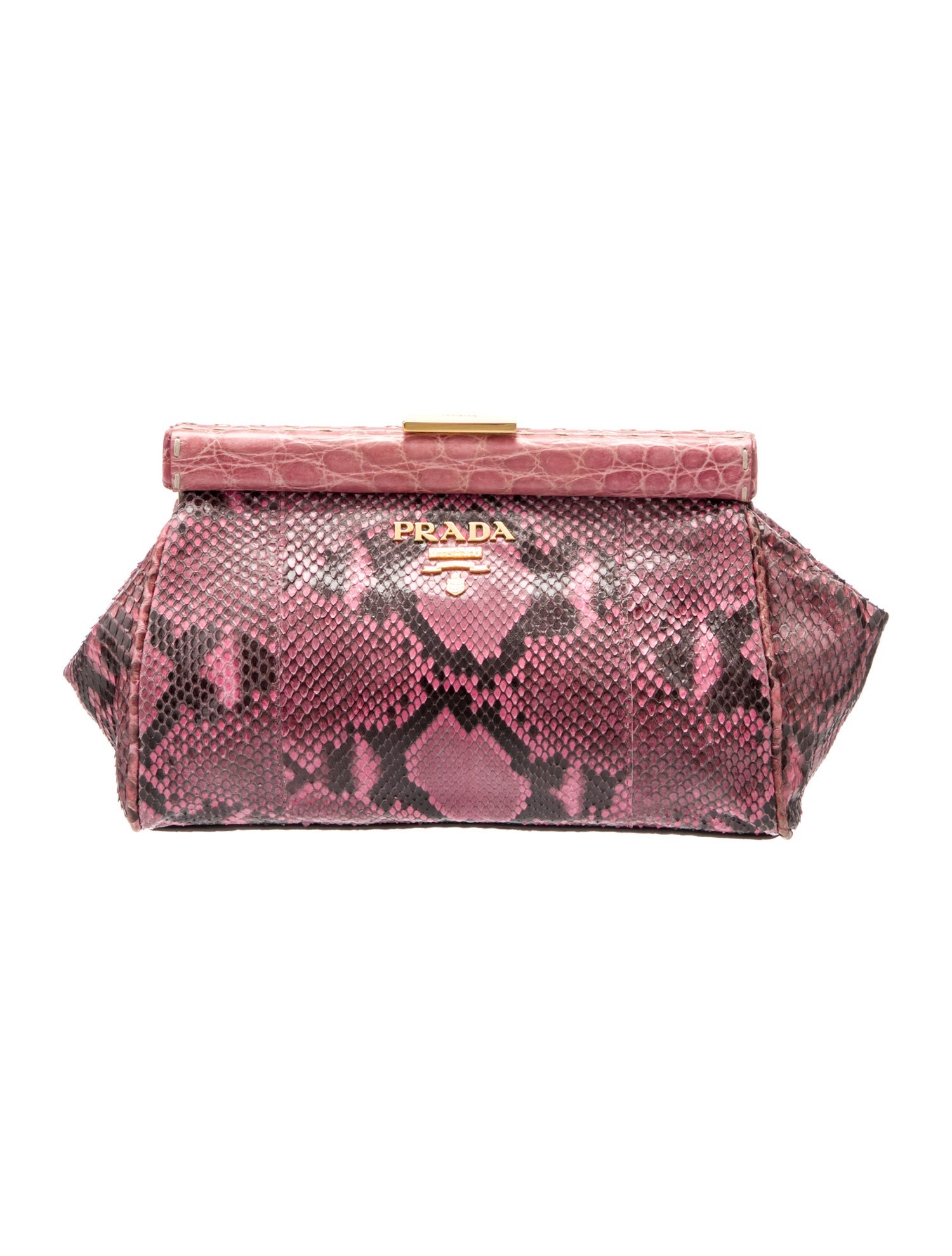 Prada Snakeskin Evening Bag