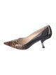 Prada Patent Leather Animal Print Pumps