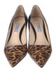 Prada Patent Leather Animal Print Pumps