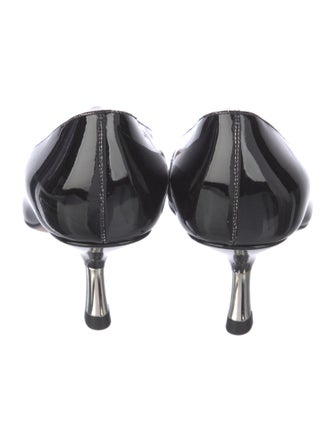 Prada Patent Leather Animal Print Pumps