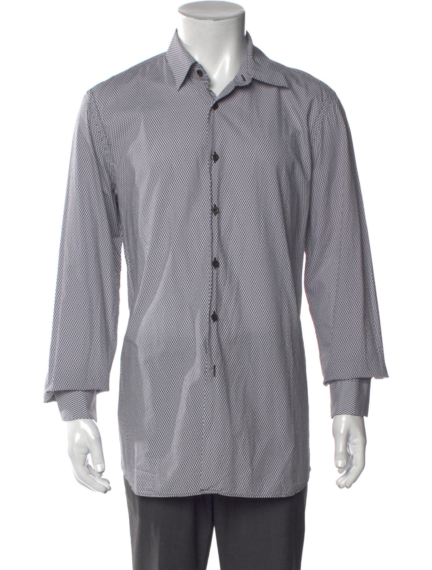 Prada 2015 Patterned Dress Shirt