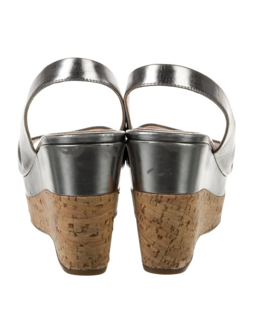 Prada Leather Slingback Sandals