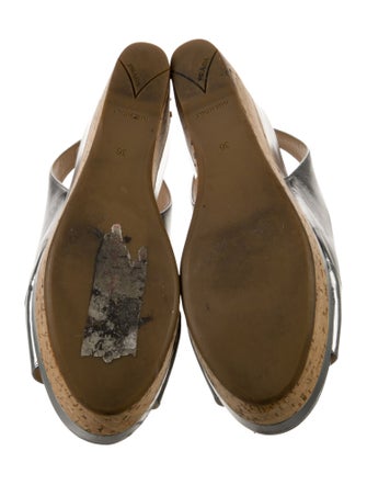 Prada Leather Slingback Sandals