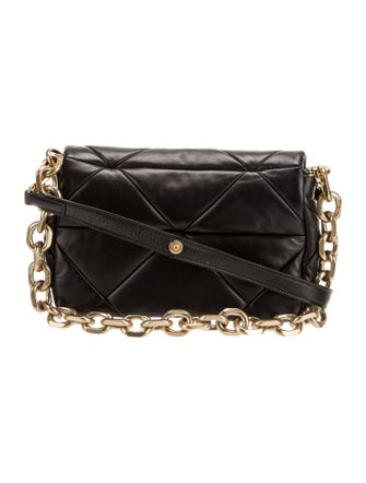 Prada Enameled Metal Triangle System