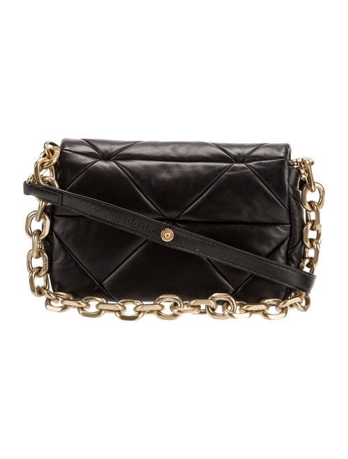 Prada Enameled Metal Triangle System