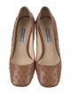 Prada Ostrich Pumps