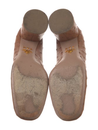 Prada Ostrich Pumps