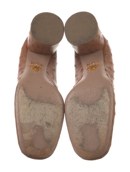 Prada Ostrich Pumps