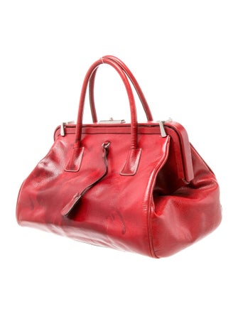 Prada Madras Leather Cerniera