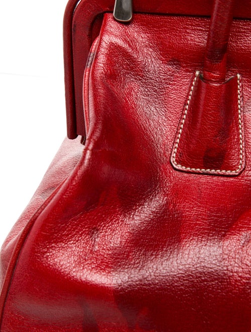 Prada Madras Leather Cerniera
