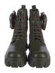 Prada Leather Combat Boots