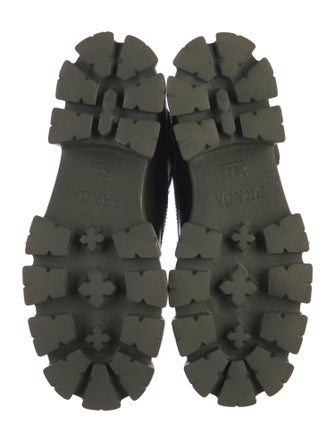 Prada Leather Combat Boots