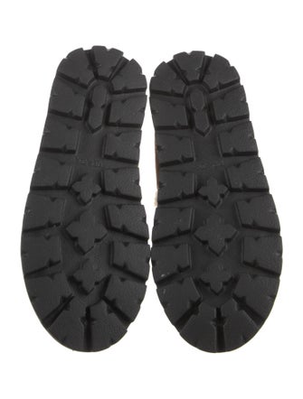 Prada Suede Fur Trim Boots