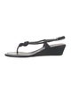 Prada Sport Leather T-Strap Sandals