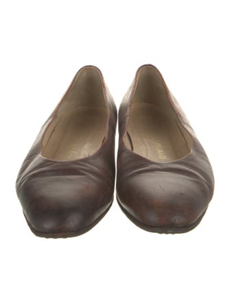 Prada Leather Ballet Flats