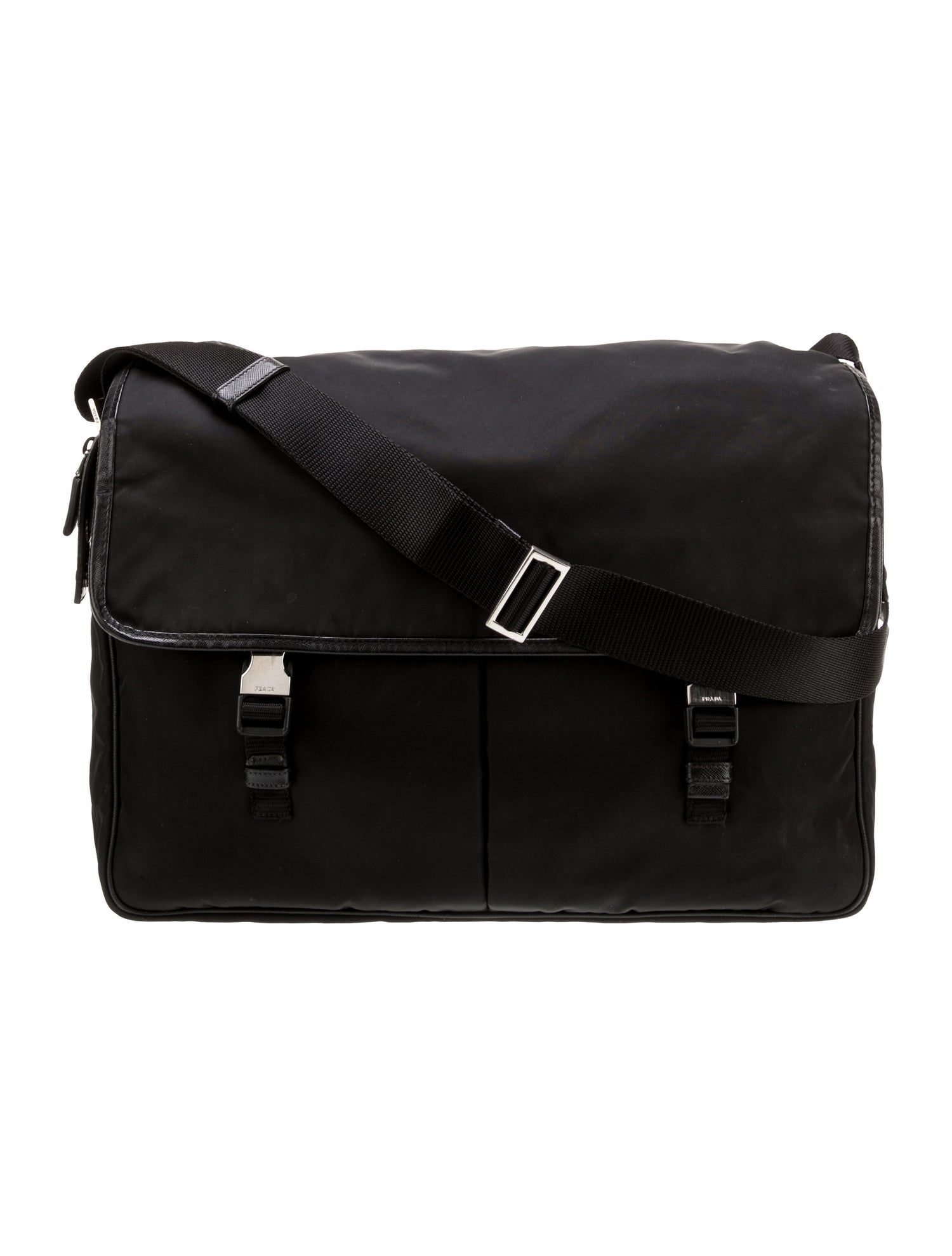 Prada Saffiano Leather Messenger Bag