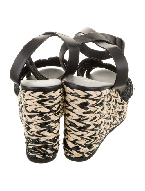 Prada Straw Patterned Espadrilles