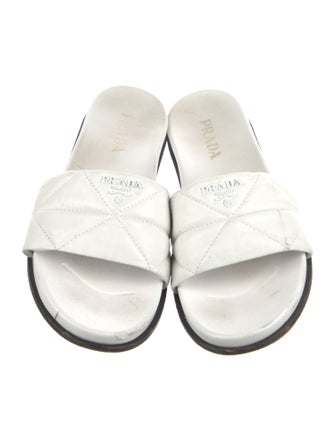Prada Leather Slides