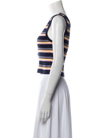 Prada 2025 Striped Crop Top
