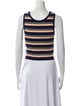 Prada 2025 Striped Crop Top