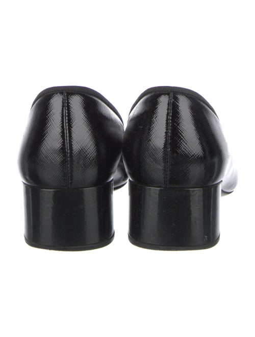 Prada Saffiano Leather Bow Accents Pumps