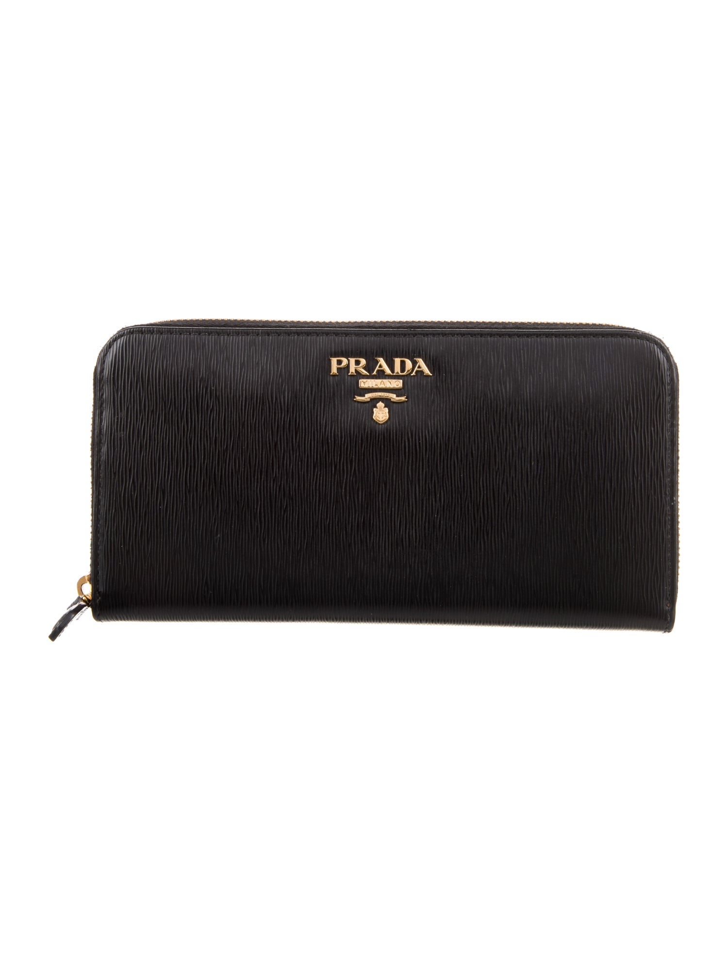 Prada Vitello Move Leather Continental Wallet